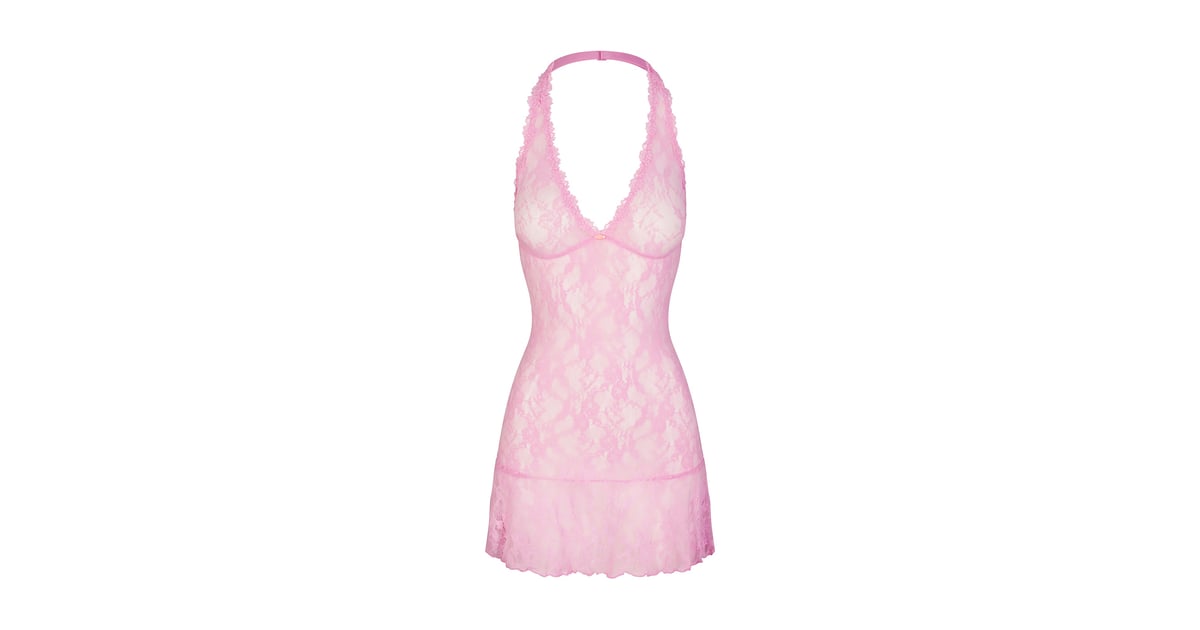 chinese dress ladies Sonella Lace Halter Mini Dress White Petite