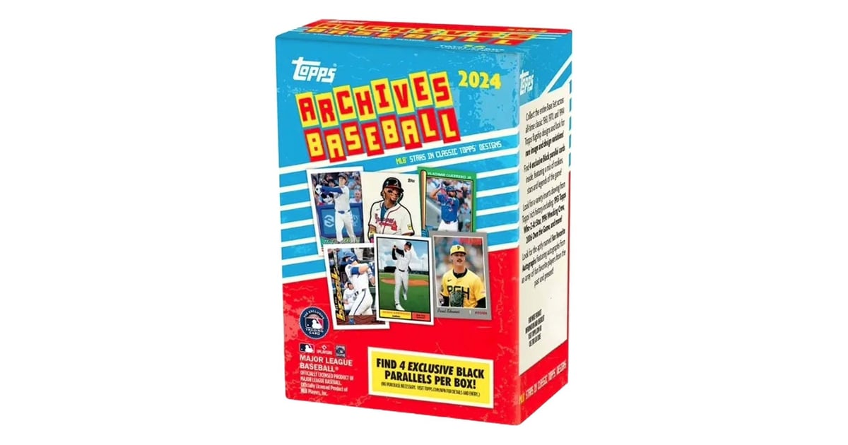 Blaster Box Topps Archives Baseball 2024 - Carte Collezionabili Con Design Vintage 1961, 1970, 1994 E Autografi - 2