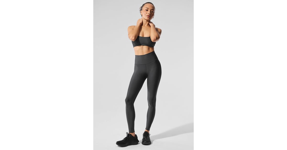 Track Alo High Waist Airlift Legging - Anthracite - L - Full 28