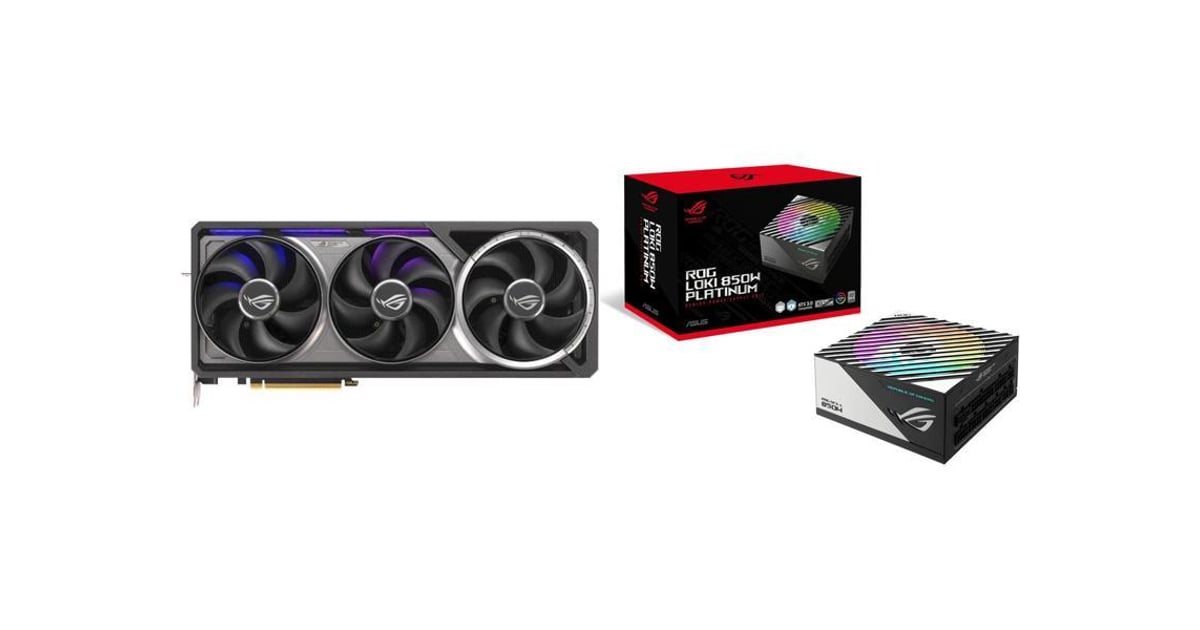 Track GPU PSU Combo - ASUS ROG-ASTRAL-RTX5080-O16G-GAMING Bundle with