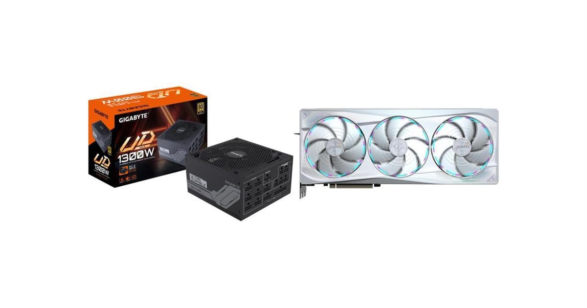 Track PSU GPU Combo - GIGABYTE GP-UD1300GM PG5 Bundle with GIGABYTE