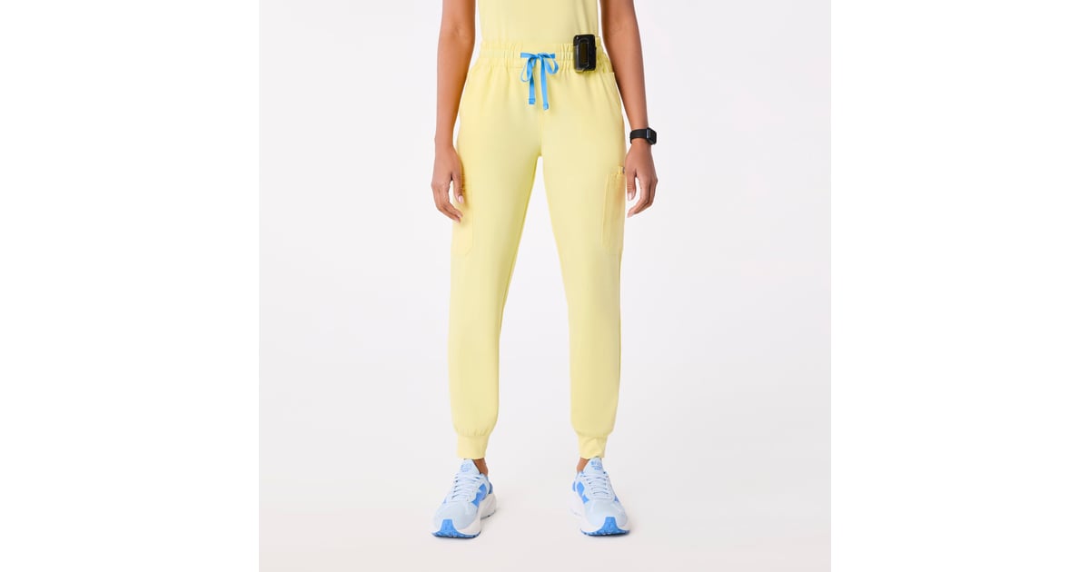 Track Figs Uman Relaxed Jogger Scrub Pants - Sunlight - XS