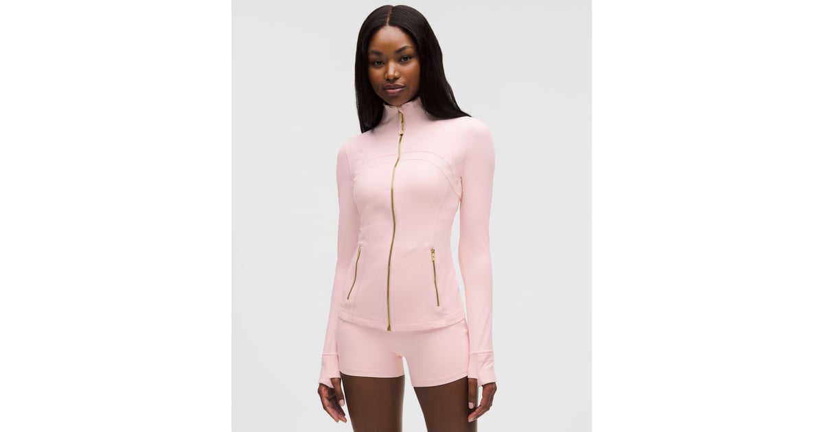 Track Define Jacket *Nulu - Pink Pearl/Gold/Gold - 10 at Lululemon