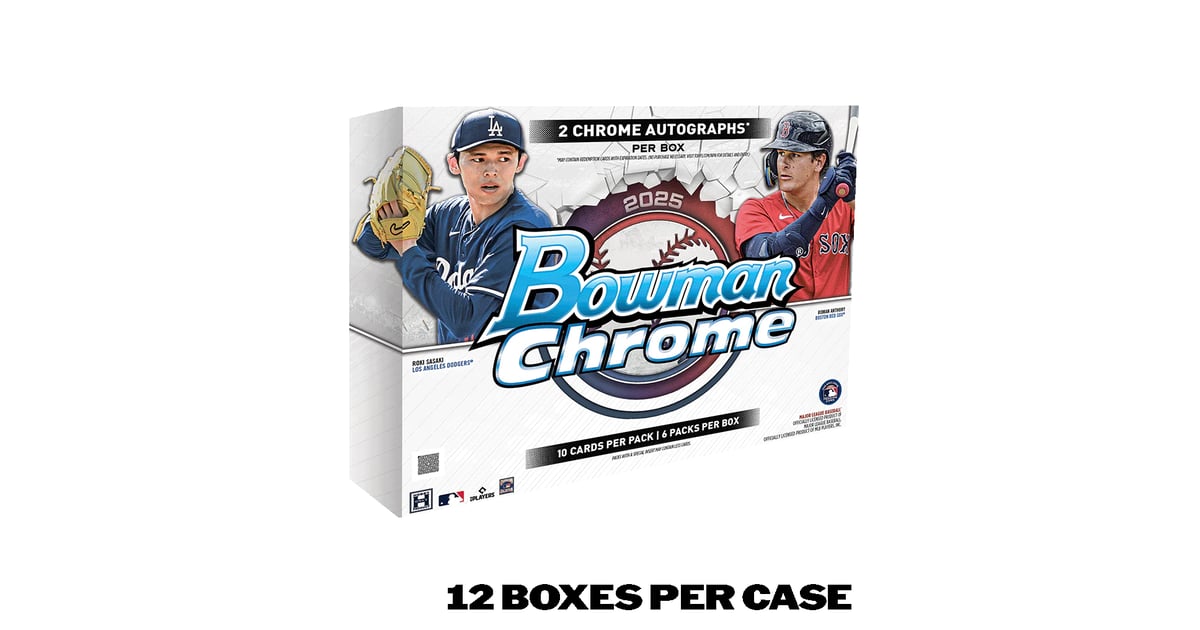 2025 Bowman Chrome Baseball Hobby Box In Stock Availability and