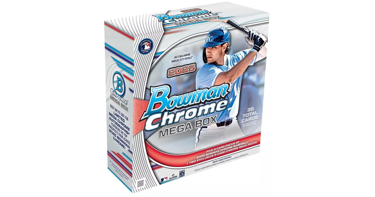 Track 2025 Topps Bowman Chrome Baseball Mega Box at Scheels