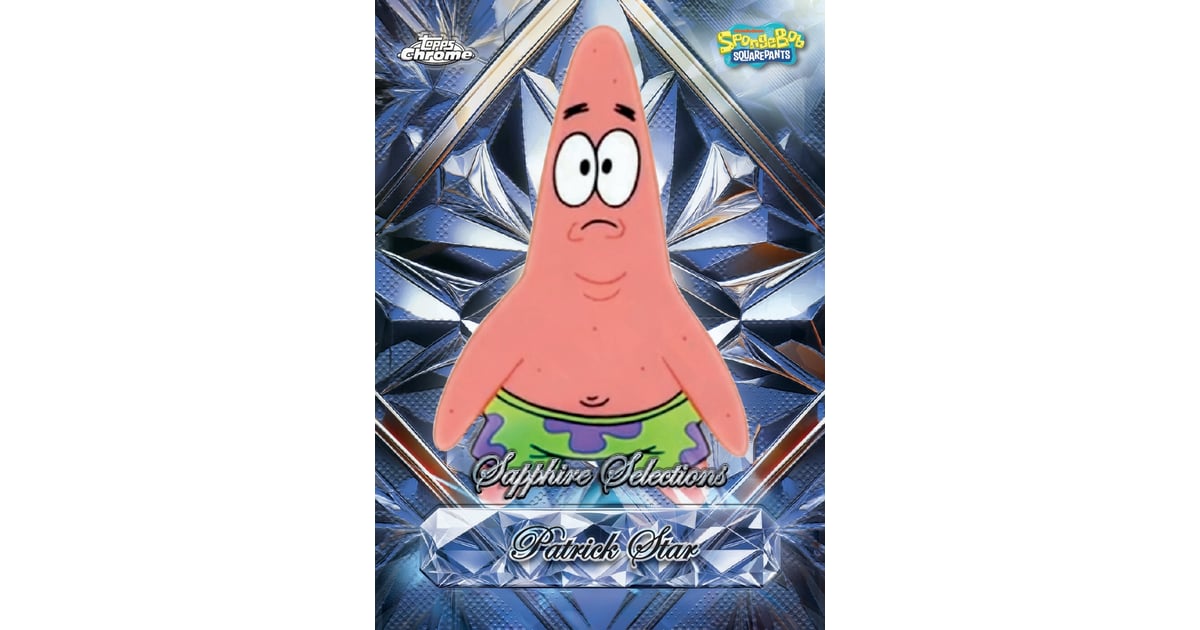 2025 Topps Chrome SpongeBob 25th Anniversary Sapphire In Stock