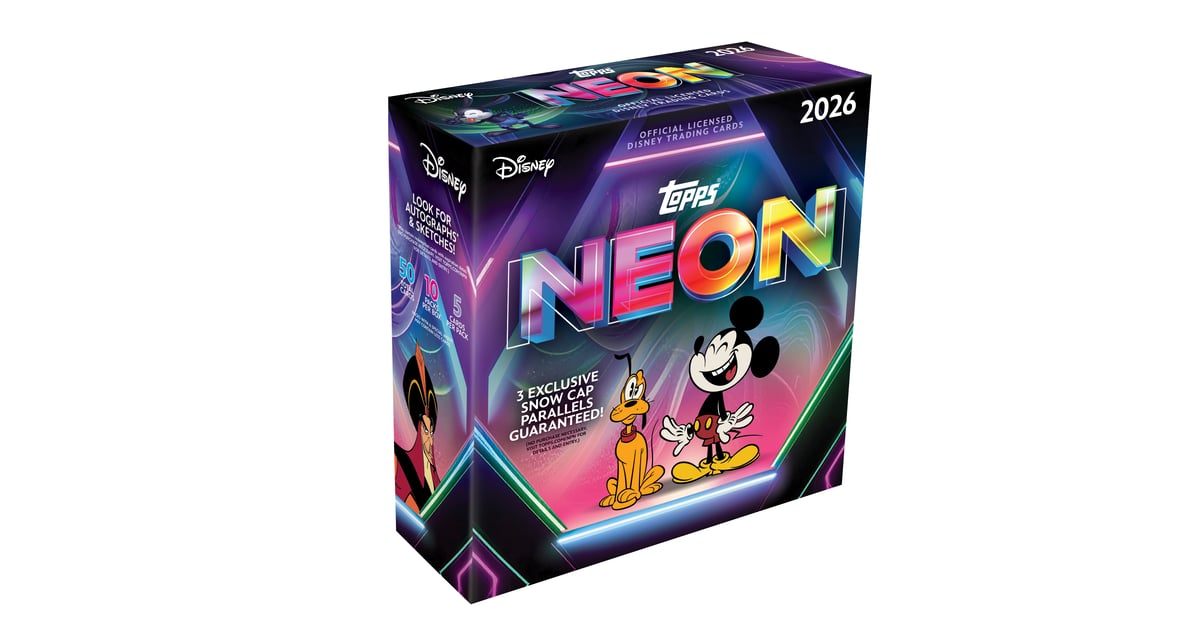 2026 Topps Disney Neon Mega Box In Stock Availability and Price