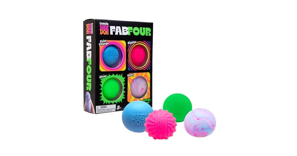 NeeDoh Teenie Fab Four Needoh 4 Pack In Stock Availability and