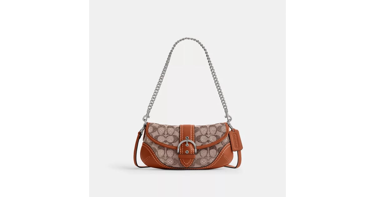Coach Soho Bag 25 In Crystal Signature Jacquard In Stock