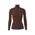 Track Stock of Skims Fits Everybody Turtleneck Top - Cocoa - 4 X