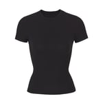 Track Stock of Skims Cotton Jersey T Shirt  - Soot