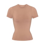 Track Stock of Skims Soft Smoothing Seamless T Shirt - Sienna - S