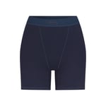 Track Stock of Skims Cotton Rib Boxer - Navy - 4 X