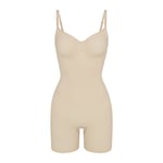 Track Stock of Skims Seamless Sculpt Mid Thigh Bodysuit - Sand - 4 X