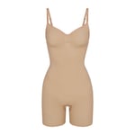 Track Stock of Skims Seamless Sculpt Mid Thigh Bodysuit  - Clay
