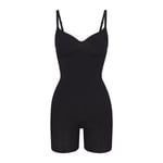 Track Stock of Skims Seamless Sculpt Mid Thigh Bodysuit - Onyx - 2 X