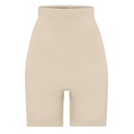 Track Stock of Skims Seamless Sculpt High Waisted Above The Knee Short - Sand - 2 X