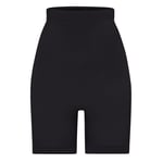 Track Stock of Skims Seamless Sculpt High Waisted Above The Knee Short - Onyx - Xxs