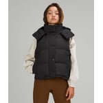 Track Stock of Wunder Puff Cropped Vest - Black