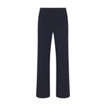 Track Stock of Skims Cotton Jersey Straight Leg Pant - Navy - L
