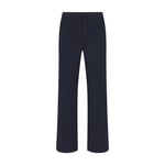 Track Stock of Skims Cotton Jersey Straight Leg Pant - Navy - Xl