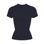 Track Stock of Skims Cotton Jersey T Shirt - Navy - S