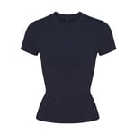 Track Stock of Skims Cotton Jersey T Shirt - Navy - M