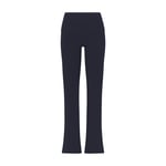 Track Stock of Skims Cotton Jersey Foldover Pant - Navy - S