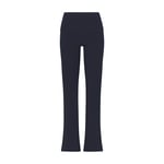 Track Stock of Skims Cotton Jersey Foldover Pant  - Navy