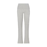 Track Stock of Skims Cotton Jersey Foldover Pant - Light Heather Grey - S