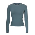 Track Stock of Skims Cotton Jersey Long Sleeve T Shirt - Kyanite - Xl