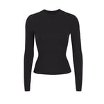 Track Stock of Skims Cotton Jersey Long Sleeve T Shirt - Soot - Xl