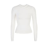 Track Stock of Skims Cotton Jersey Long Sleeve T Shirt 