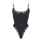 Track Stock of Skims Fits Everybody Lace Cami Bodysuit  - Onyx