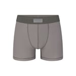 Track Stock of Skims Cotton Mens 3" Boxer Brief - Washed Gunmetal - Xs - 3"