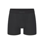 Track Stock of Skims Cotton Mens 3" Boxer Brief - Onyx - L - 3"