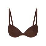 Track Stock of Skims Ultimate Nipple Push Up Bra  - Cocoa