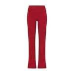 Track Stock of Skims Cotton Jersey Foldover Pant  - Brick