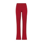 Track Stock of Skims Cotton Jersey Foldover Pant  - Brick