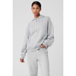 Track Stock of Alo Accolade Hoodie - Athletic Heather Grey - Xl