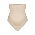 Track Stock of Fits Everybody Maternity Banded High Waisted Brief  - Sand