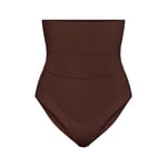 Track Stock of Skims Fits Everybody Maternity Banded High Waisted Brief - Cocoa - L