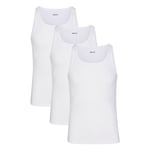Track Stock of Skims Cotton Mens Rib Tank 3 Pack - Chalk - Xl