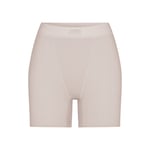 Track Stock of Skims Cotton Rib Boxer - Stone - Xs