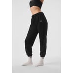 Track Stock of Alo Accolade Sweatpant - Black - Xxs