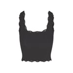 Track Stock of Skims Fits Everybody Lace Tank - Onyx - Xs