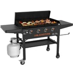 Track Stock of Blackstone Original 4-Burner 36" Propane Omnivore Griddle with Hard Cover