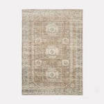 Track Stock of Distressed Persian Woven Area Rug Brown - Threshold designed with Studio McGee - 5'x7'