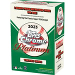 Track Stock of 2023 Topps Chrome Baseball Platinum Trading Cards Blaster Box