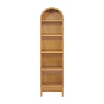 Track Stock of Better Homes & Gardens Juliet Narrow Arch Bookcase - Light Honey